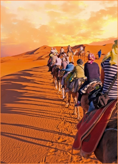 6 day tour to Chefcahouen, desert and Marrakech