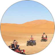 Merzouga quad and buggy