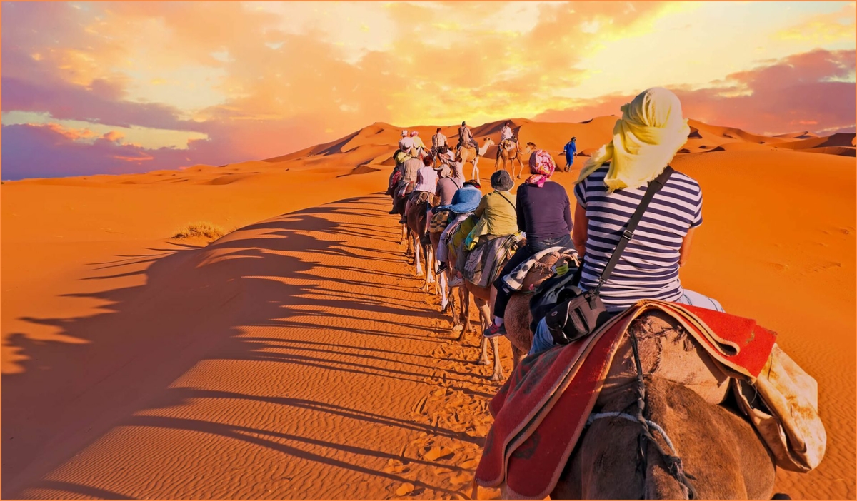 6 day tour to Chefcahouen, desert and Marrakech